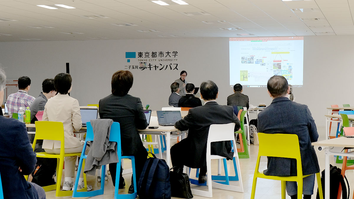 二子玉川学会にて「二子玉川5Gコミュニティプロジェクト活動報告」を行いました